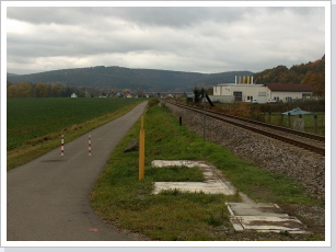 Der Mommelstein-Radweg Richtung Wernshausen